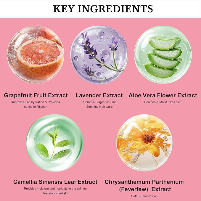 27 Pcs Spa Day Gifts Basket for Women, Camellia Magnolia Bath and Body Gift | Facial Skin Care Set, Self Care Pampering Kit, Face Serum, Lip Care, Home Spa, Birthday Mother Day, Bridal Shower Beauty Care