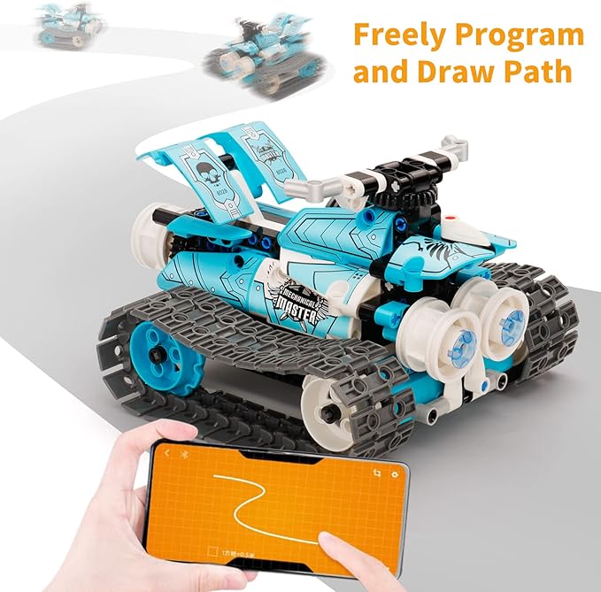 Remote Control Robot Building Kits for Kids 6-12- 3 in 1 STEM Projects APP/RC Robotics for Kids Ages 8-12 and up, Christmas Birthday Gifts Toys for Boys and Girls