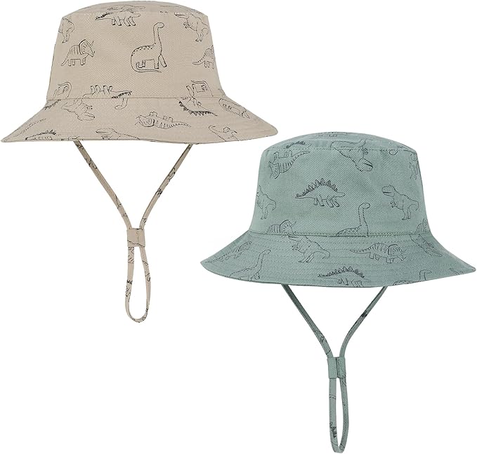 Baby Sun Hat UPF 50+ Sun Protective Toddler Bucket Hat Summer Kids Beach Hats Wide Brim Outdoor Play Hat for Boys Girls