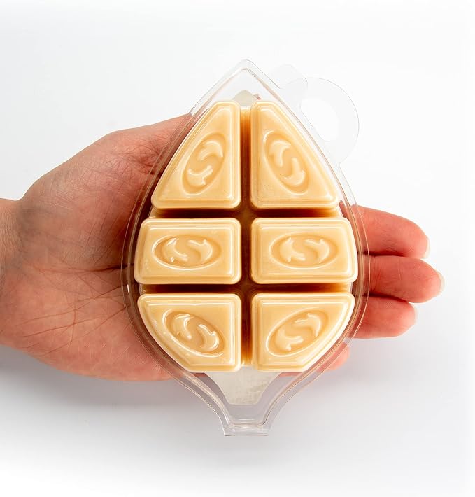 Shortie's Candle Company Apple Harvest Natural Soy Wax Melts - 1 Highly Scented 3 Oz. Bar - Made with 100% Soy and Essential Fragrance Oils - Phthalate & Paraffin Free, Vegan, Non-Toxic