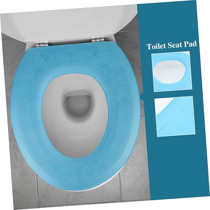 Luxshiny Breathable Eva Toilet Seat Cover Comfortable Cushion for Home Travel and Public Restrooms Easy to Clean Portable and Reusable Toilet Pad
