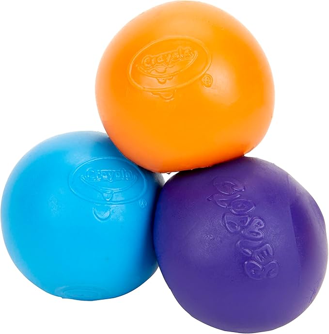 Crayola Globbles Squish Toys (16ct), Sticky Stress Ball for Kids & Adults, Calming Sensory Fidget Toys for Classrooms, Stress Relief Fidget Balls, Back to School Gift