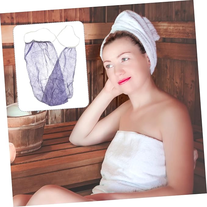 Didiseaon 100pcs Women Disposable T Back Panties Non Woven Thong Sauna Briefs Breathable Elastic Waistband Comfortable Spray Tanning Underwear for Spa and Beauty Use Random Color Blue