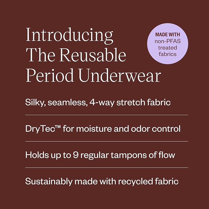 DIVA Reusable Period Underwear & DIVA Cup Model 2 - Menstrual Underwear - Medical Grade Period Cup - Bikini, Black