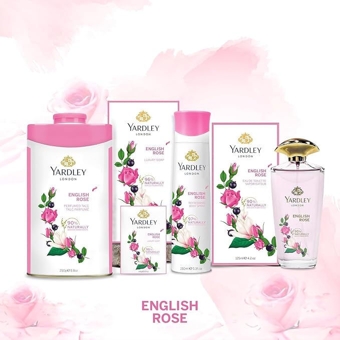 Yardley English Perfumed Talc, Rose
