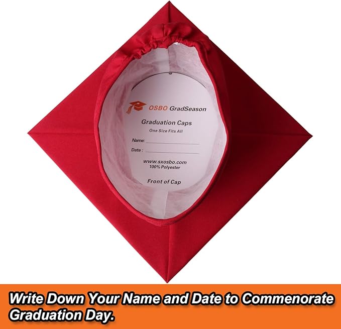 OSBO GradSeason Unisex Matte Kindergarten Graduation Gown Cap Tassel Set 2025