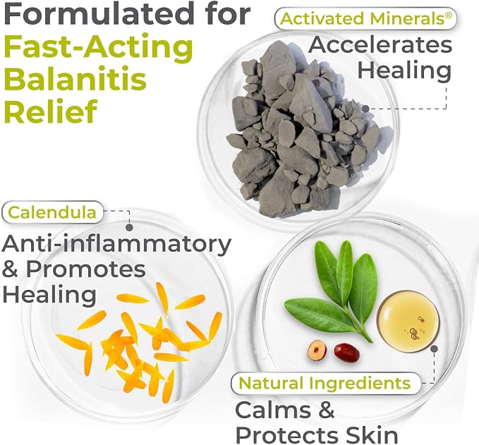 terrasil Balanitis Soap for Men, Care & Relief from Balanitis Symptoms: Itch, Redness. Natural, Dermatologist Tested & Hypoallergenic Approved (75gm)
