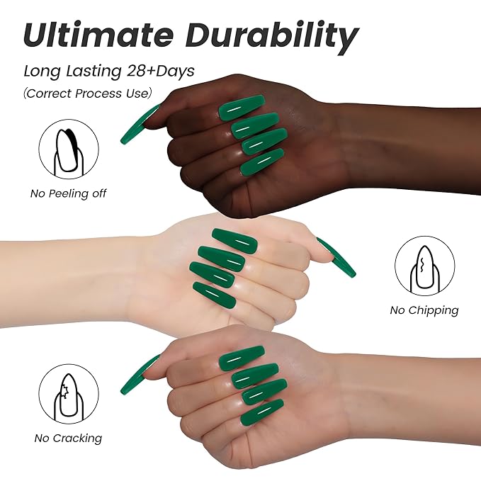 YTD Likomey Bright Green Gel Nail Polish,15ml Salon Home DIY Nail Art Manicure and Pedicure Fall Winter Soak Off UV Color Varnish,CS360