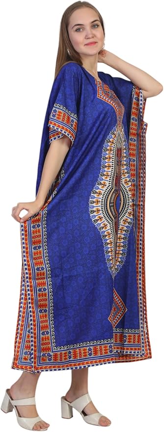 SheKaf Womens Turkish Kaftan Kimono Maxi Dress Caftan Beach Swimsuit Cover up Loungewear
