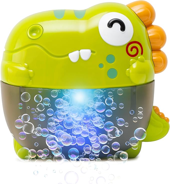 Bath Bubble Machine - Bath Toys | Bathtub Bubble Machine, Light Up Bubbles Maker for Bathtub - Bubbles Bath Maker with Lights & Music - Strong Suction BPA Free