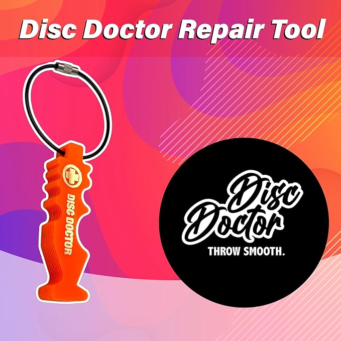 Repair Tool for Disc Golf Discs, Disc Golf Bag Accessory to Repair a Disc During or After a Round