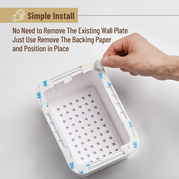 Bates Extra Large Baby Safety Outlet Box, Plug Covers for Electrical Outlets, Child Proof Socket Covers