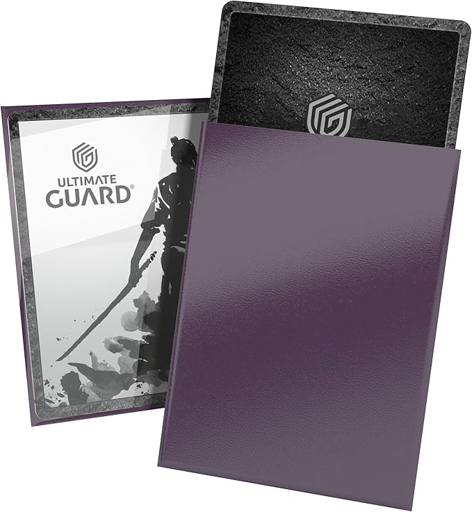 Ultimate Guard Katana Card Sleeves: 100 Standard Size TCG Sleeves, 66 x 91mm, Iris Bloom Back, Tournament Quality, No PVC & Acid-Free, High Clarity