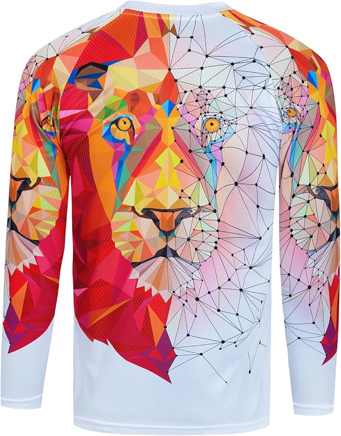 Weimostar Dirt Bike Jersey Youth Long Sleeve Off-Road Motocross Downhill Cycling t Shirt MTB Bicycle Biking Top for Boy Girl