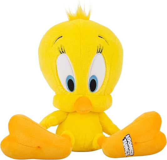 Jazwares Warner Bros. Discovery Looney Tunes, 8-Inch Tweety Bird Plush - Super-Soft and Huggable Plush Toy - Official Licensed Plush - for All Ages