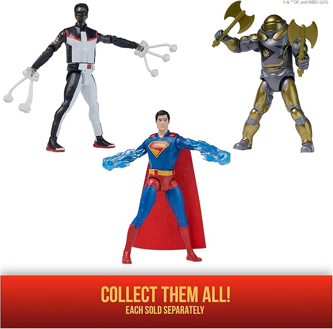 DC Comics, Superman, Mr. Terrific, Epic Strike Action Figure, 6-Inch Tall, Authentic Movie Styling, Includes 2 Accessories, Kids Toys for Boys and Girls Ages 4 and Up