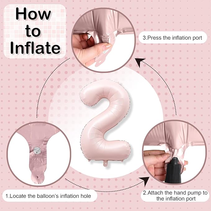 Big Number 21 Balloons, Dusty Light Blush Pink Foil 21 Balloon Numbers 40 Inch, Giant 21st Birthday Party Decor, Pastel Baby Pink Mylar Helium Self Inflating Balloon for Women Anniversary Decorations