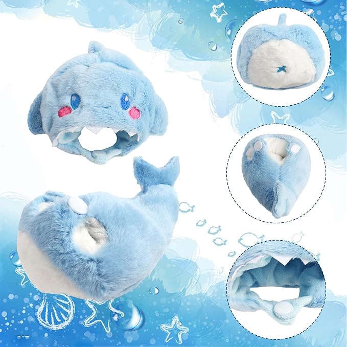 Clothes for 17cm Doll Accessories ,Suit Cute Clothes for Animal Style (Blue Shark)