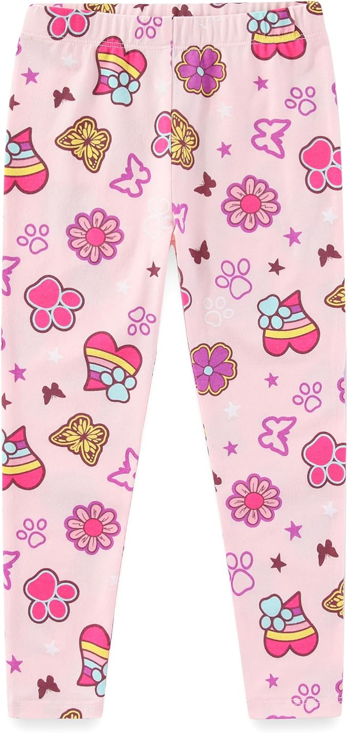 Paw Patrol Nickelodeon Skye Girls Short Sleeve T-Shirt and Legging Pants 2 Piece Set for Toddler and Big Kids