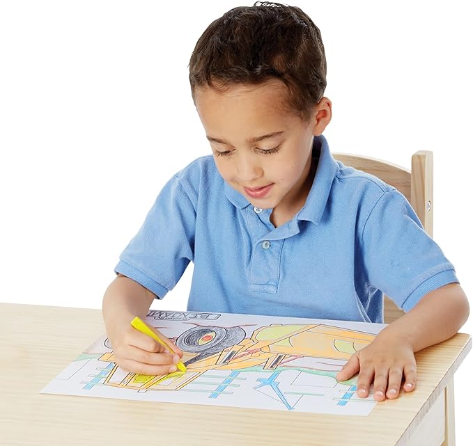 Melissa & Doug Jumbo 50-Page Kids' Coloring Pads 3-Pack - Animals, Vehicles, and Multi-Themed - FSC Certified