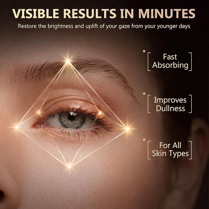 RQUXMT Eye Tightener Cream, Instant Eye Tightener for Puffy Eyes and Dark Circles, Temporary Eye Tightener to Smooth Under Eye Bags, Fine Lines and Wrinkles, Firming & Lifting Eye Gel