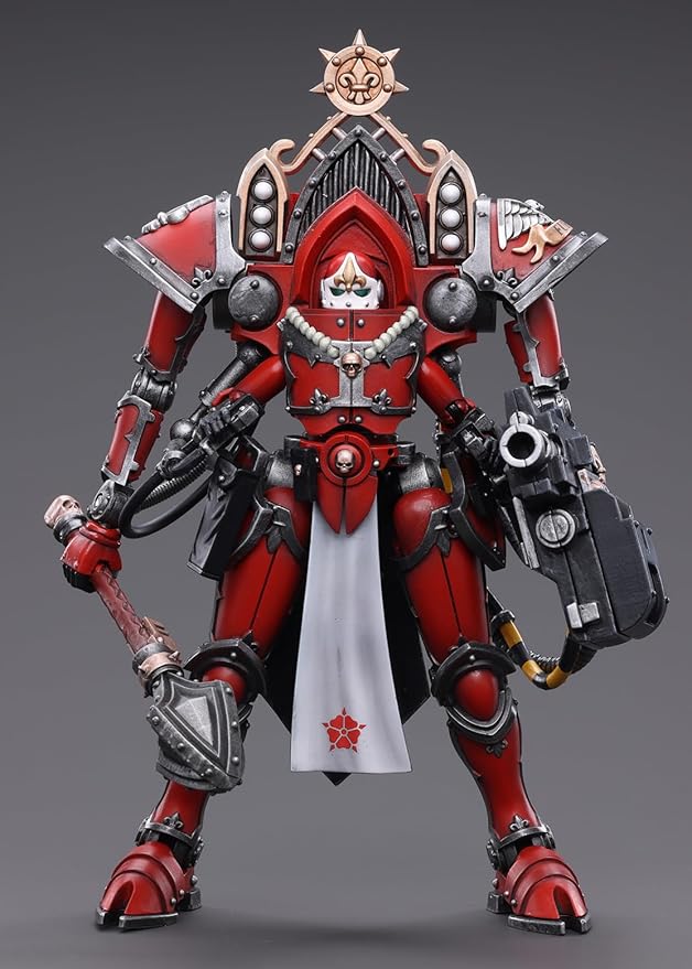 JOYTOY Warhammer 40K 1/18 Action Figures, Adepta Sororitas Paragon Warsuit Sister Merewal Perfect for Collectors & Decor, Ideal Gift for Birthdays, Christmas, Character Figure - JT4508