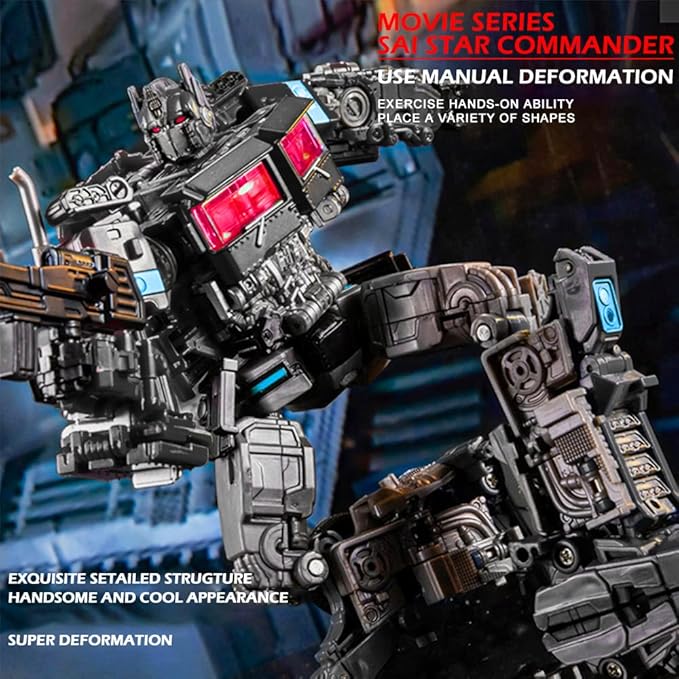 Deformation Action Figure Toy, Portable Car Model Alloy Deformed Robot Toy Gift for Kids Boys and Girls (7.08 inches)