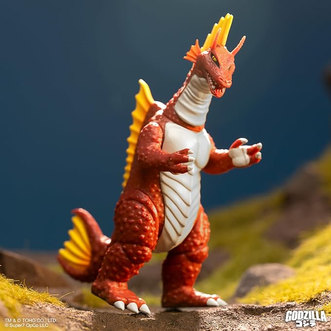 Super7 Toho Titanosaurus '75 Reaction Figure - 3.75" Toho Godzilla Action Figure Classic Monster Movie Collectibles and Retro Toys
