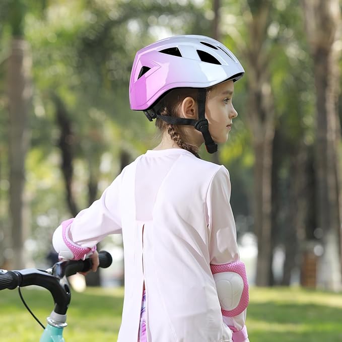 Kids Bike Helmet,2 Sizes Adjustable for Youth Child Boys & Girls Ages 3-5-8-14,Ventilation and Multi-Sport for Bicycle Skate