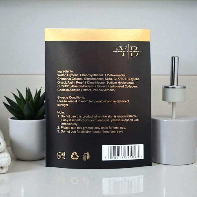 24K Gold Under Eye Patches (20 Pairs) Anti-Wrinkle Hydrogel Eye Mask with Collagen & Hyaluronic Acid -Reduces Dark Circles, Puffiness & Fine Lines - Eye Treatment for Men & Women