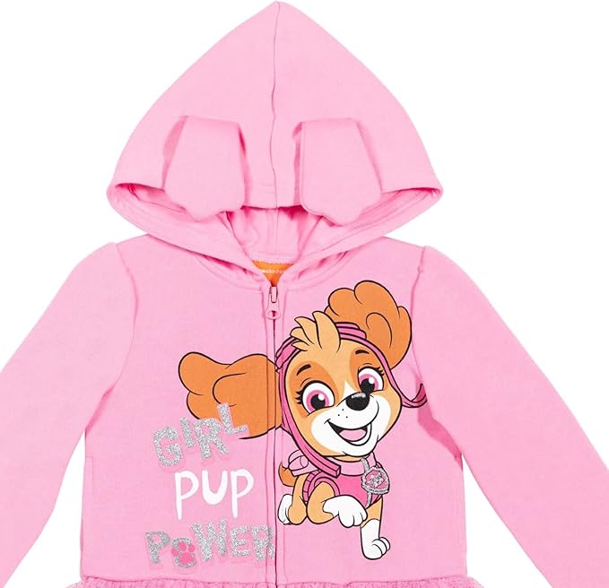 Paw Patrol Skye Zip Up Costume Hoodie Infant to Big Kid