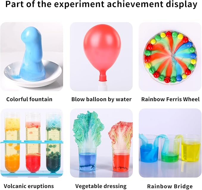 SNAEN 240+ Lab Experiments Science Kits, Chemistry Set, Crystal Growing, Erupting Volcano, STEM Activities Educational Toys Gifts for 6 7 8 9 10 11 Years Old Boys Girls Kids Toys