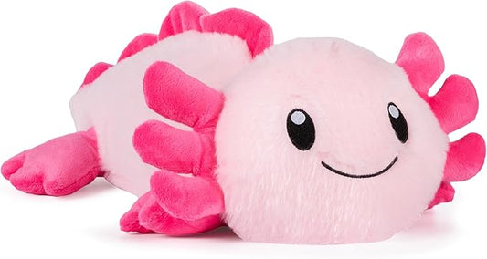 Warm Pals - Heatable Coolable Bedtime Comfort Plushie - Ari Axolotl - 1.5lbs - Cozy Microwavable Lavender Scented Plush Toys - Heated Stuffed Animal