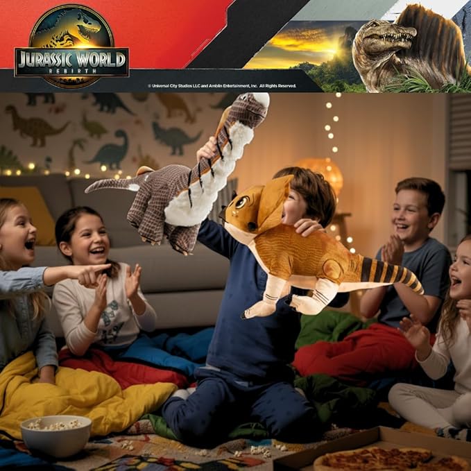 Jurassic World Rebirth Aquilops Dolores Cuddle Pillow, Kids Bedding Super Soft Plush Pillow, (Officially Licensed Product) by Franco
