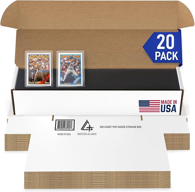 Premium Trading Card Box Storage For Sports, Baseball, Football, Basketball, MTG & TCG Collector | Baseball Card Storage Boxes & Organizer For Magic Sorter Bulk. Sports Holder For Collection.