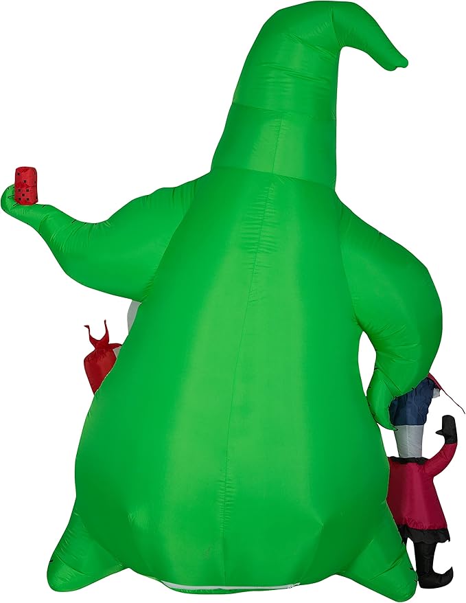 Gemmy Airblown Oogie w/Creatures Scene Disney, 7 ft Tall, Multi