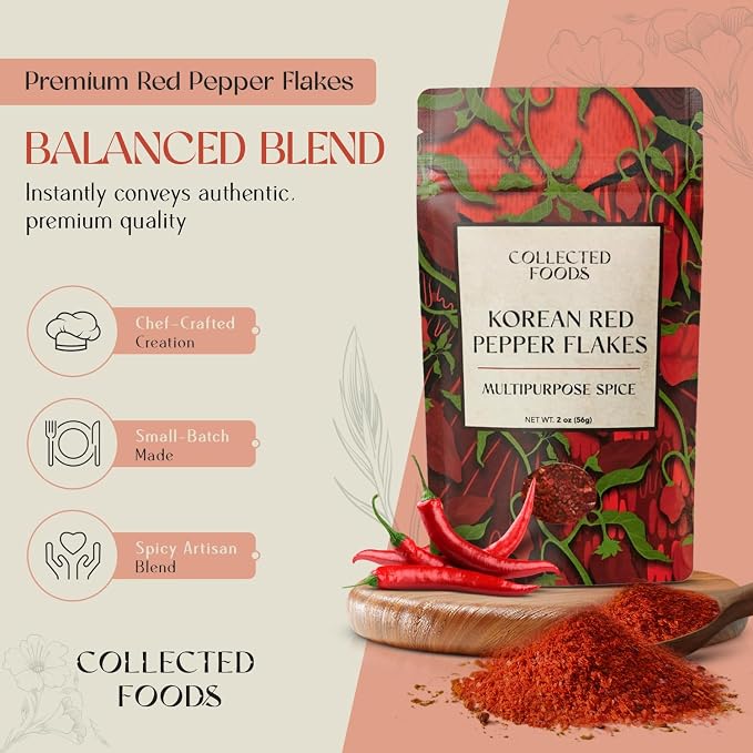 Premium Gochugaru — Sun-Dried Red Pepper Flakes for Kimchi, Gochujang, Korean BBQ & Everyday Cooking | Small-Batch, NYC Hand-Blended, Non-GMO, Gluten-Free (2 oz)