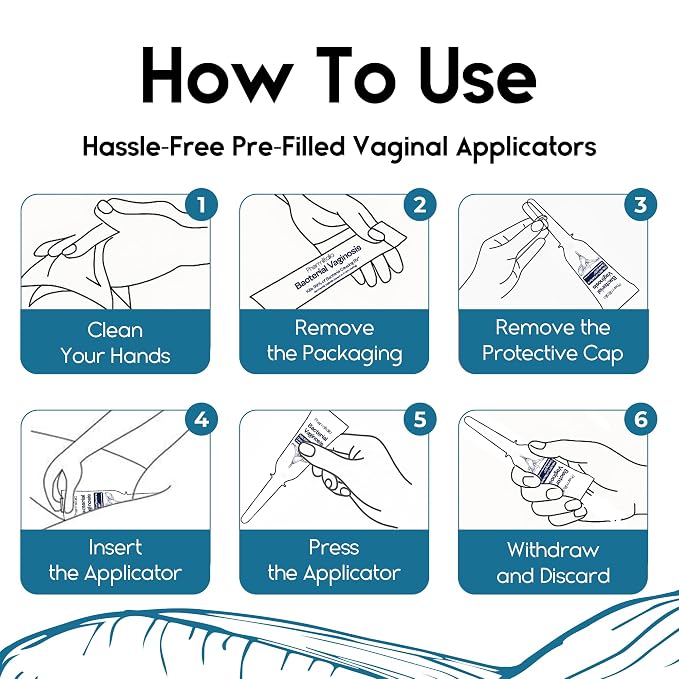 Pharmlitalia Bv Symtoms Relief for Women - Bacterial Vaginosis Symtoms - Vaginal Applicators for Odor Control - Burning, Discharge, Itching - Homeopathic Medicine (20 Applicators Vaginal Gel)