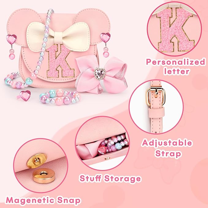 mibasies Toddler Purse Gifts for Girls: 3 Year Old Girl Gifts, Mouse Toys Purse Set