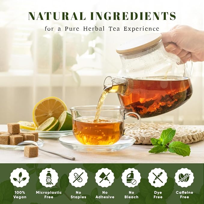 Oxify Organic Peppermint Leaves Herbal Loose Tea- 16 oz (16 oz, Peppermint)