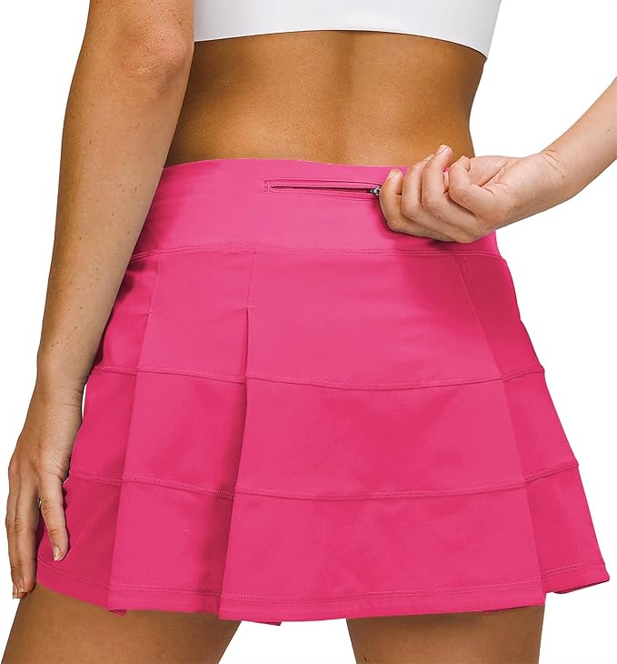 Athletic Tennis Golf Skorts Skirts for Women with Pocket Workout Running Sports Pleated Skirts Casual