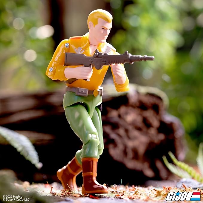 Super7 Reaction+ G.I. Joe Duke (Cartoon) - 3.75" G.I. Joe Action Figure with Accessories Classic Cartoon Collectibles and Retro Toys