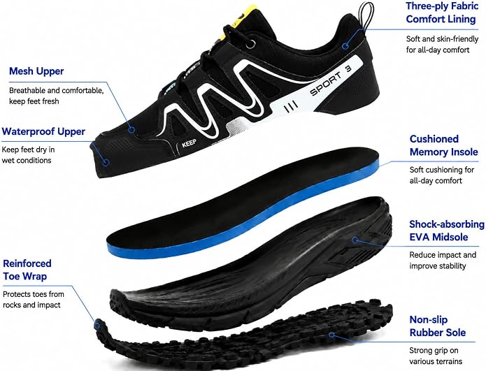 Women Hiking Shoes Casual Non-Slip Lightweight Comfortable Running Fashion Sneakers Walking Trekking Outdoor Shoes