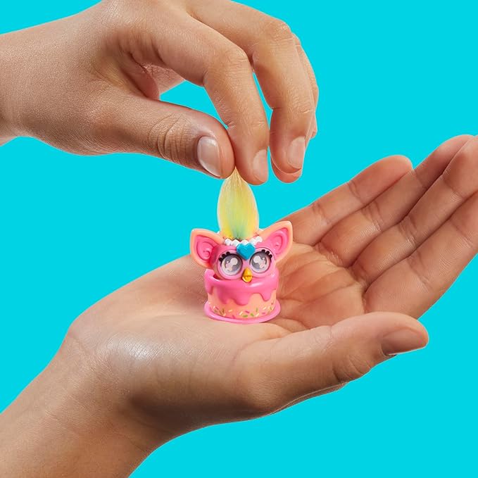 Furby Minis 12 Pack of Tiny Toy Figures, 1 Inch Collectibles, Series 1, Party & Play Food Themes, Ages 5+ (Amazon Exclusive)