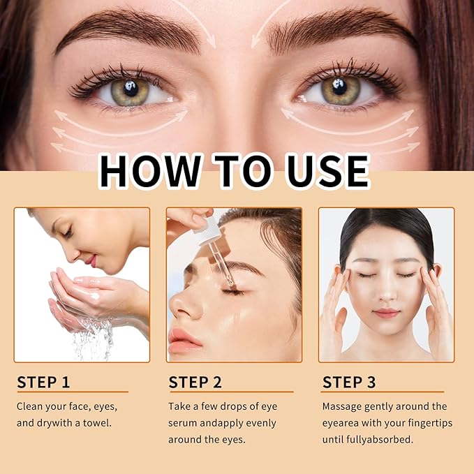Caffeine Solution 5% + EGCG - Caffeine Eye Serum for Dark Circles Reduces Pigmentation and Puffiness - Caffeine Solution 5% for Wrinkles and Fine Lines for All Skin Types