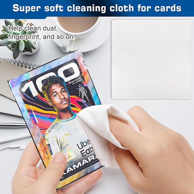 Luxiv Card Grading Centering Tool Kit, Card Center Tool with 30X Magnifying Implement, 2 Pcs Clean Cloth, Centering Guide Center Equipment (Right Angle)