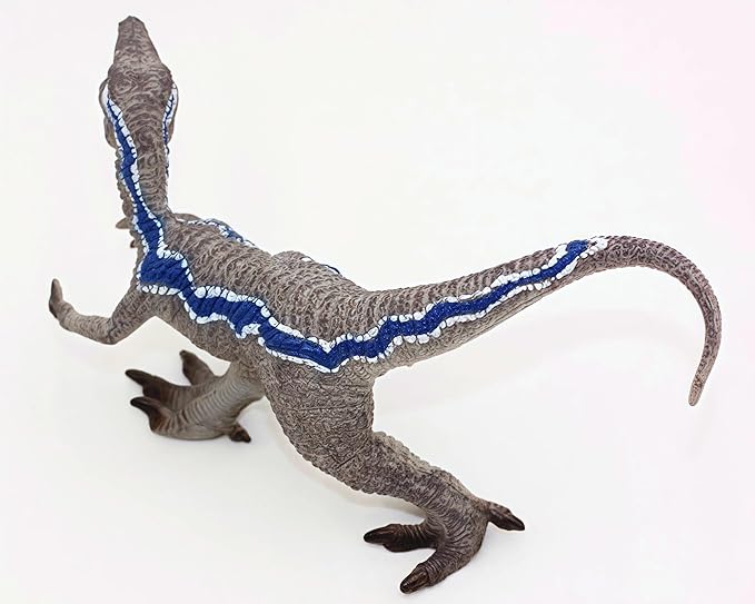 Gemini&Genius Velociraptor Action Figure Toy for Kids, Dinosaur Toy Figurine, Great Birthday Gift, Cake Topper, Role Play, Collection Dino for Kids