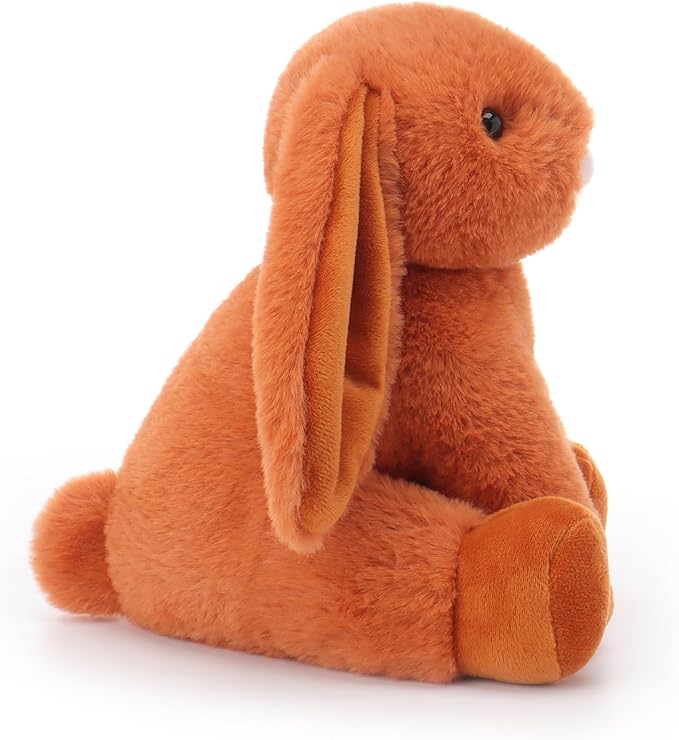 Apricot Lamb Fragrant Orange Bunny Stuffed Animals for Kids, Soft Cute Plush Toys for Baby Girl and Boy, 7.9 Inches