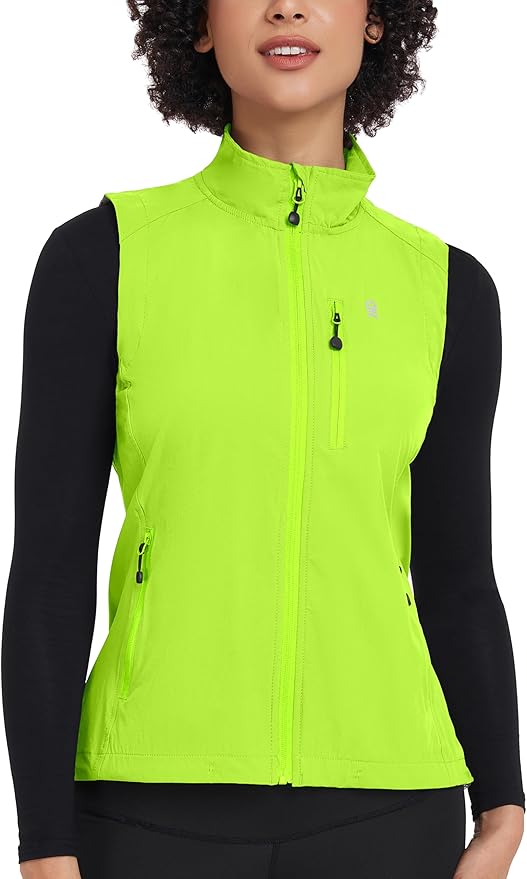 Little Donkey Andy Women's Lightweight Quick Dry Vest Windproof Summer Vest | Stretch Quick Dry Material, Windproof Breathable Vest, Cooling Effect Summer Outerwear, Running Cycling Golf Tennis Hiking