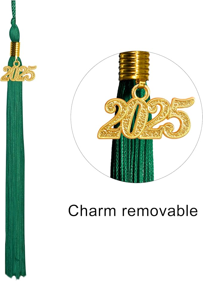 GraduationMall Matte Graduation Gown Cap Tassel Set 2025 for High School and Bachelor